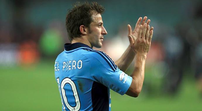 Del Piero Avustralya'da da kaptan Del Piero Avustralya'da da kaptan