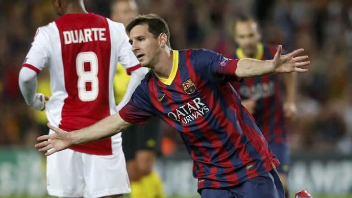 Messi oynadı Ajax dağıldı Messi oynadı Ajax dağıldı