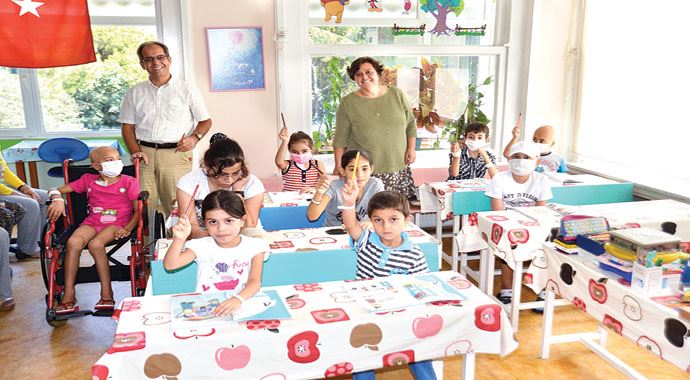 Hastane okulunda ders zili çaldı Hastane okulunda ders zili çaldı