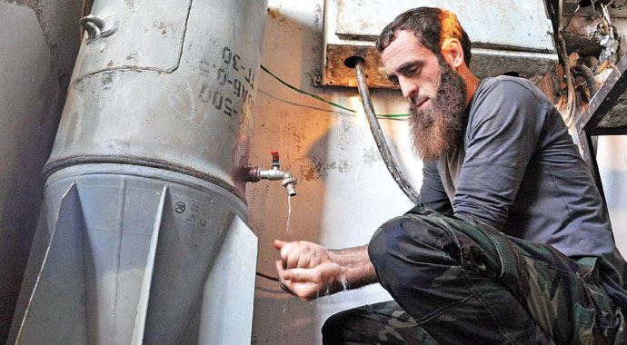 Bombalar abdest sebili oldu