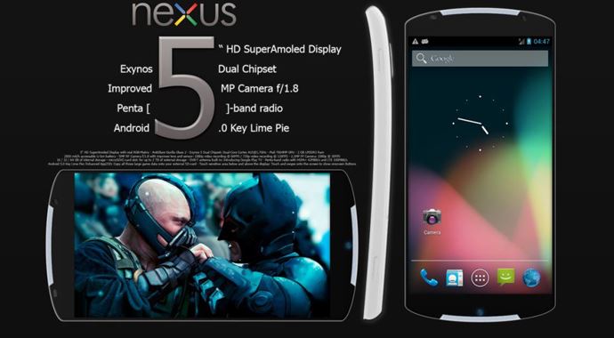 Nexus 5 sızdırıldı Nexus 5 sızdırıldı
