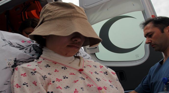Yaralı Japon turist ülkesine gönderildi Yaralı Japon turist ülkesine gönderildi