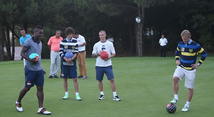 Fenerbahçeli futbolcular, FootGolf oynadı