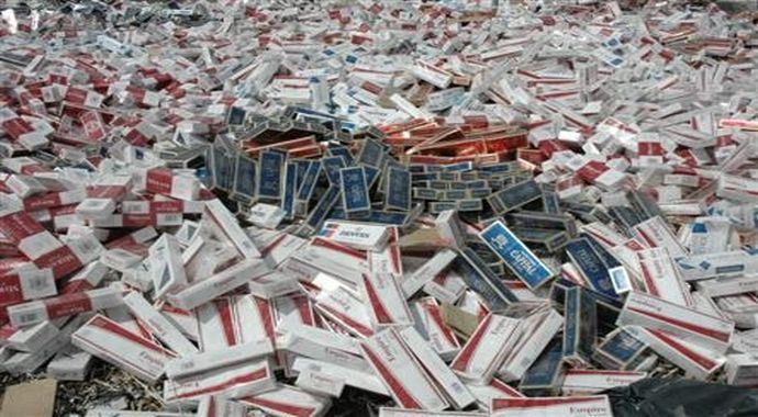 Kocaeli'de kaçak sigara operasyonu Kocaeli'de kaçak sigara operasyonu