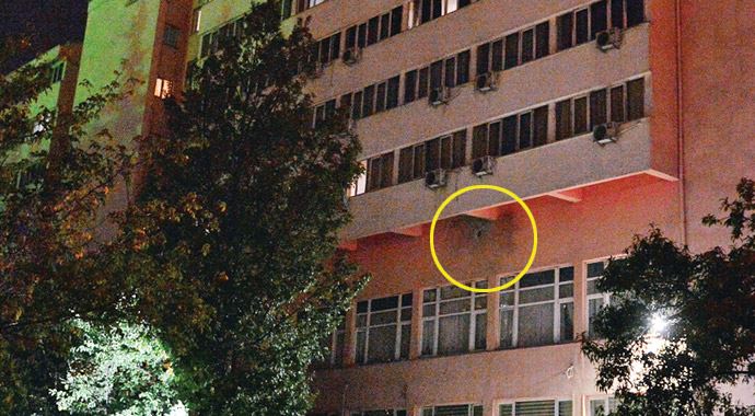 Başkentte Emniyet'e roketli saldırı Başkentte Emniyet'e roketli saldırı