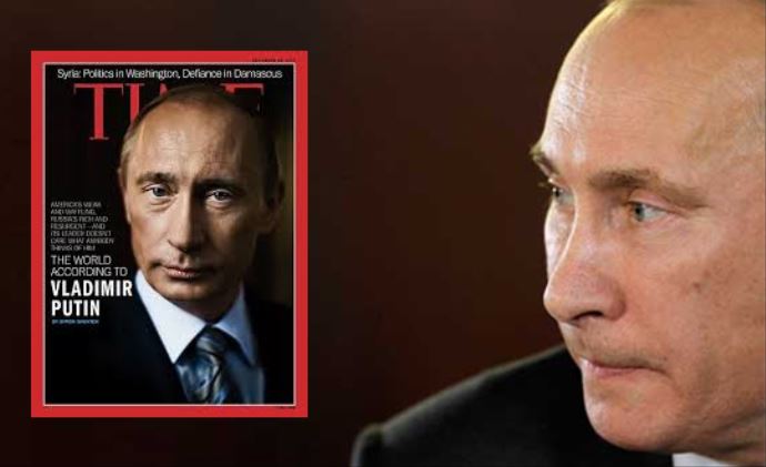 Rusya lideri Putin, Time dergisine kapak oldu