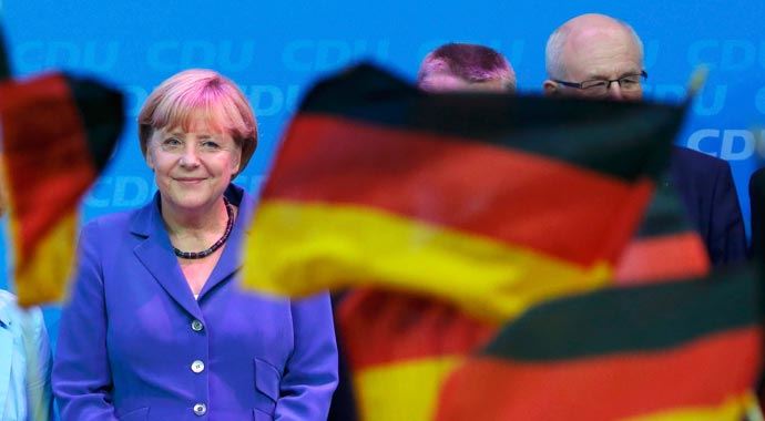 Almanya üçüncü defa Merkel dedi Almanya üçüncü defa Merkel dedi