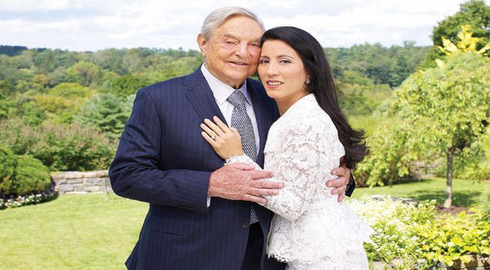 83&#039;lük Soros&#039;a 42&#039;lik gelin