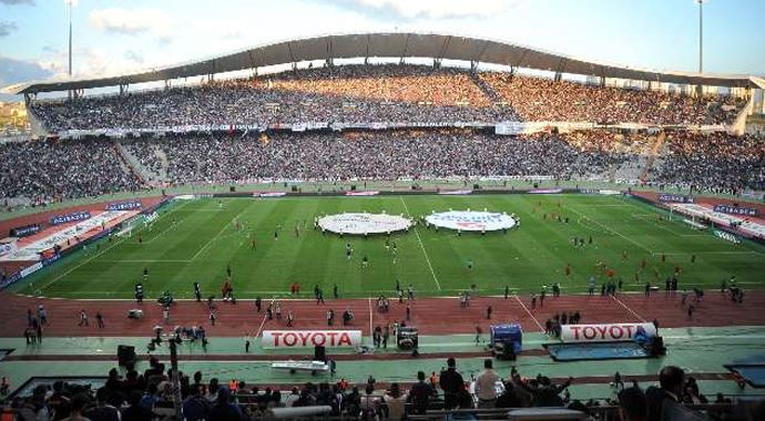 Olimpiyat Stadı'nda dünün izleri siliniyor Olimpiyat Stadı'nda dünün izleri siliniyor