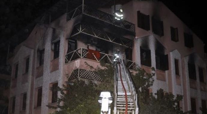 Öğrenci yurdunda patlama