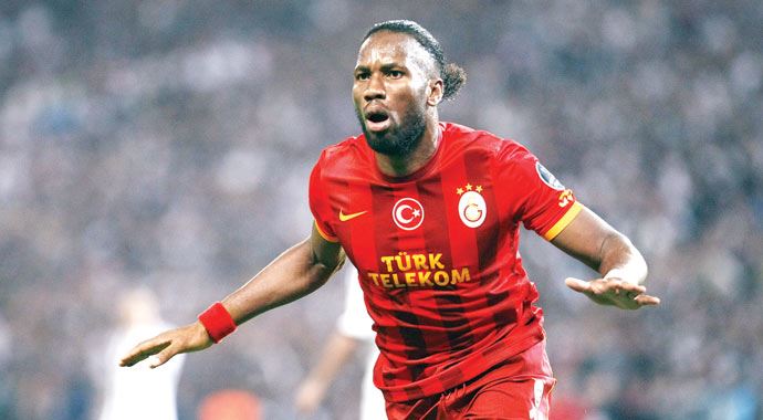 Drogba'dan Beşiktaş taraftarına gönderme Drogba'dan Beşiktaş taraftarına gönderme