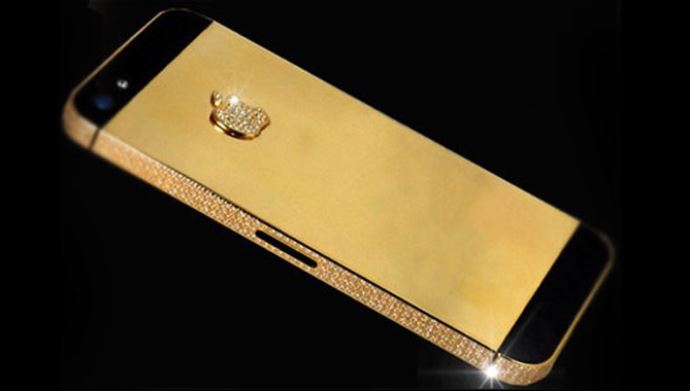 iPhone 5S için özel altın kaplama iPhone 5S için özel altın kaplama