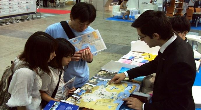 Japonya'daki turizm fuarında Türk rüzgarı Japonya'daki turizm fuarında Türk rüzgarı