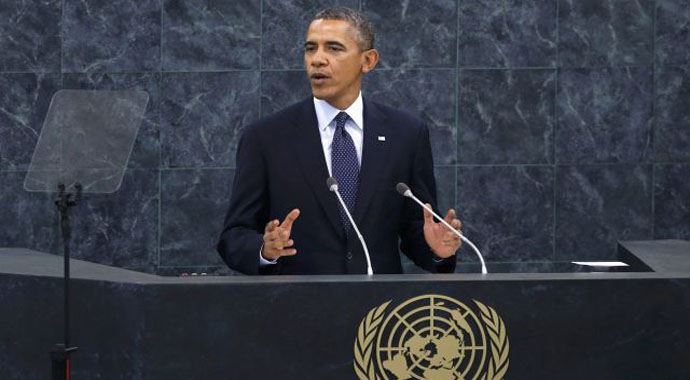 Obama - Ruhani el sıkışmadı Obama - Ruhani el sıkışmadı
