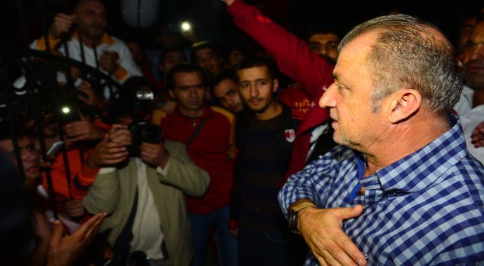 Fatih Terim gözyaşlarını tutamadı