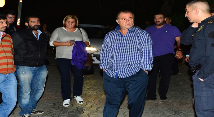 Fatih Terim Florya'ya veda ediyor Fatih Terim Florya'ya veda ediyor