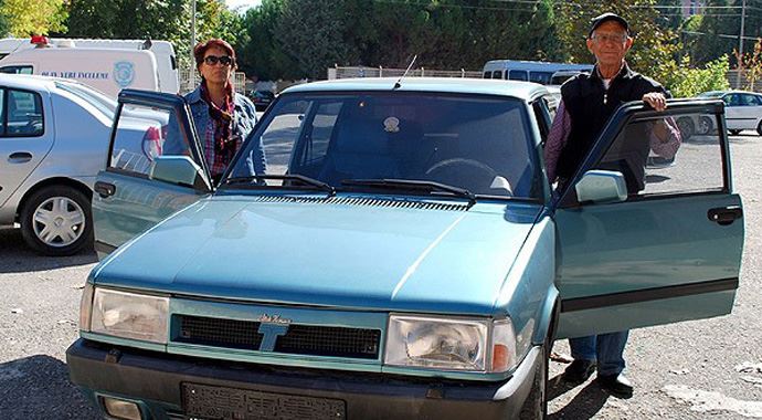 Çalınan otomobiline 18 yıl sonra kavuştu