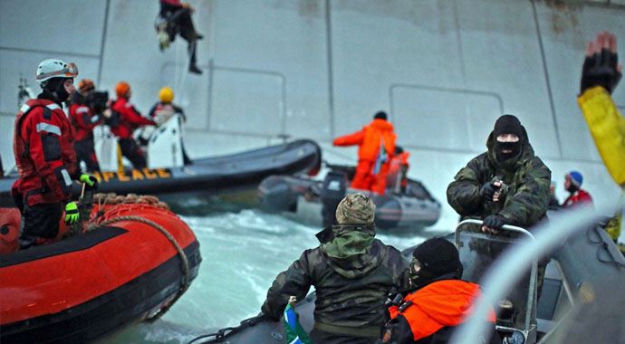 Greenpeace eylemcilerine tutuklama kararı