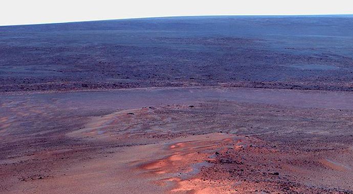 Mars'ta su var Mars'ta su var