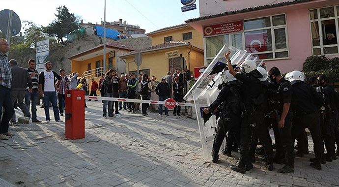 Bolu&#039;da olaylı yıkım