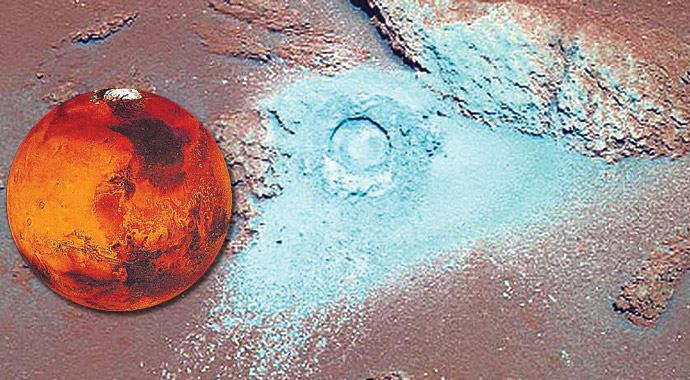 Sürpriz, Mars'ta su var Sürpriz, Mars'ta su var