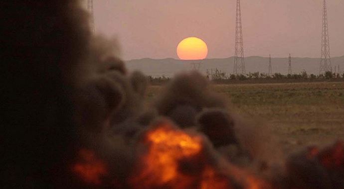 Petrol boru hattında patlama, sevkiyat durdu Petrol boru hattında patlama, sevkiyat durdu