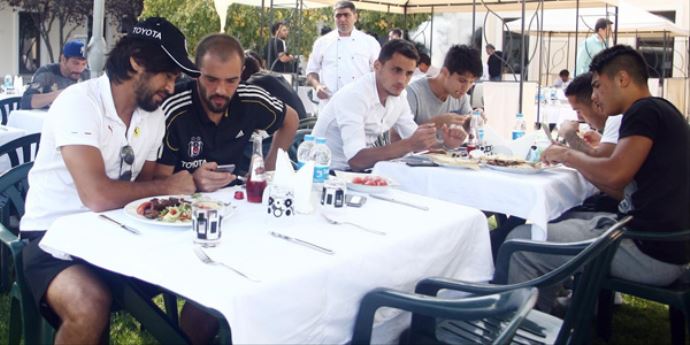 Beşiktaş&#039;ta keyifler yerinde