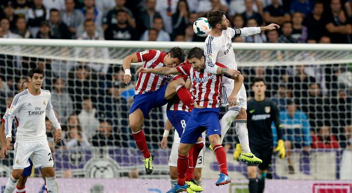 Ardalı Atletico, Real Madrid'i Bearnabeu'ya gömdü