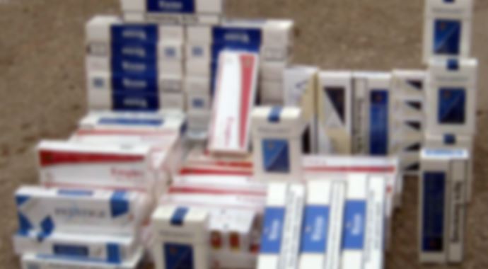 Van'da 650 bin paket kaçak sigara ele geçirildi Van'da 650 bin paket kaçak sigara ele geçirildi