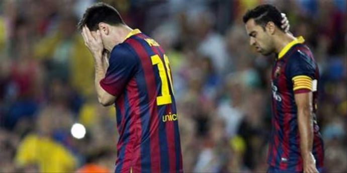 Barcelona'ya Messi'den kötü haber