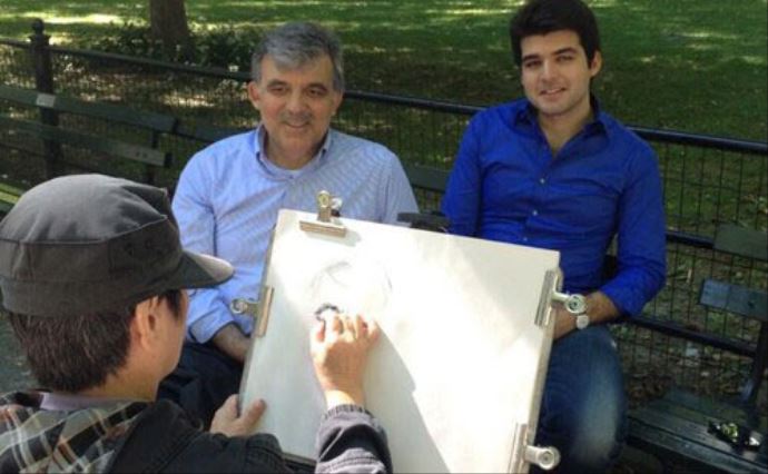 Cumhurbaşkanı Abdullah Gül ve oğlunun New York gezisi