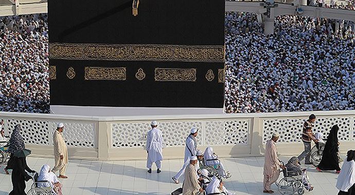 Hacı adayları kutsal topraklarda Hacı adayları kutsal topraklarda