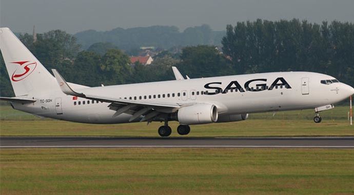 Saga Havayolları tarih oldu