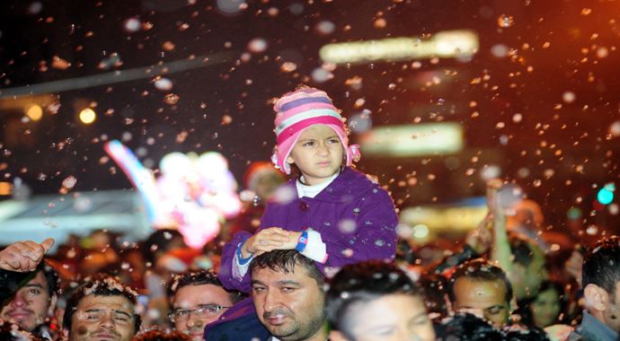 Antalya yeni yıla karlı girdi Antalya yeni yıla karlı girdi