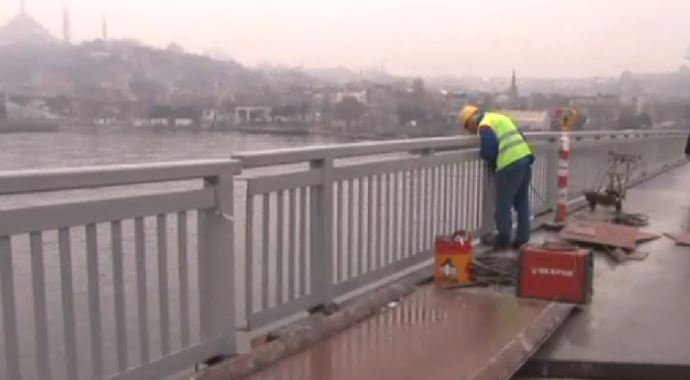 Unkapanı Köprüsü bakıma alındı Unkapanı Köprüsü bakıma alındı