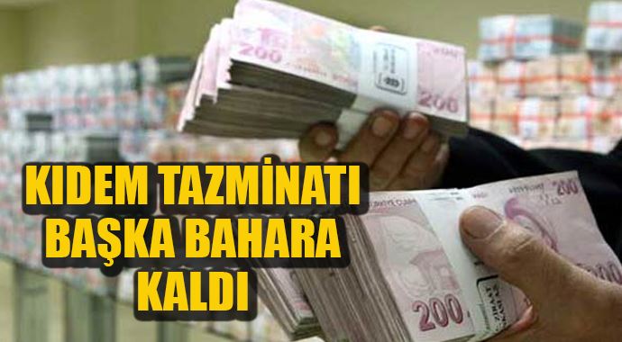 Faruk Çelik'ten kıdem tazminatı açıklaması Faruk Çelik'ten kıdem tazminatı açıklaması