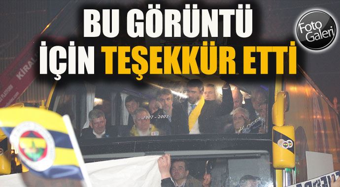 Aziz Yıldırım'dan taraftara teşekkür