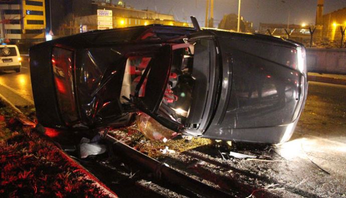 Tuzla&#039;da yağmur kaza getirdi: 1 ölü