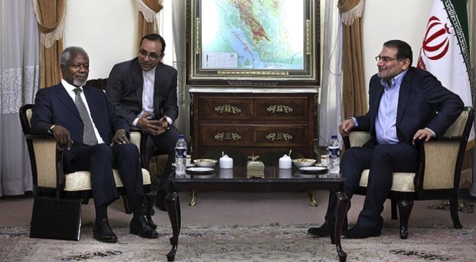 Kofi Annan, İran'da Cumhurbaşkanı Ruhani ile görüştü Kofi Annan, İran'da Cumhurbaşkanı Ruhani ile görüştü