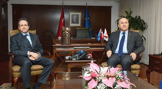 Çavuşoğlu'nun AB'yle 'ilk' teması Çavuşoğlu'nun AB'yle 'ilk' teması