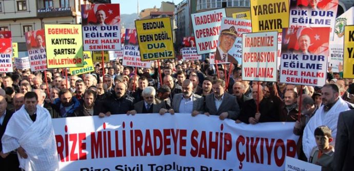 Hemşehrileri, Başbakan için yürüdü Hemşehrileri, Başbakan için yürüdü