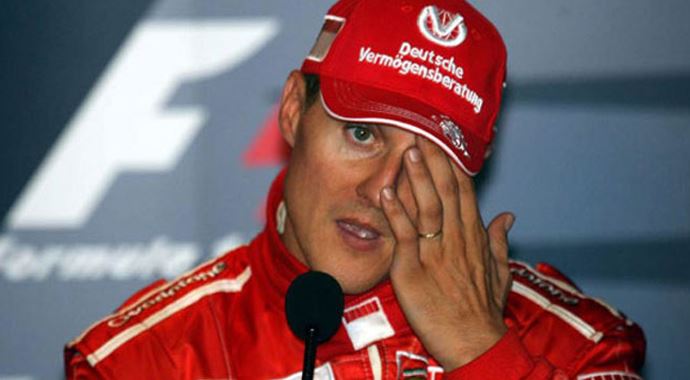 Schumacher uyandırılıyor Schumacher uyandırılıyor