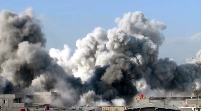 Halep'te ''varil bombalı'' saldırı Halep'te ''varil bombalı'' saldırı