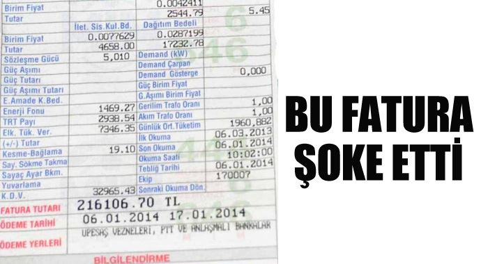 21 TL&#039;lik elektrik kullanmıştı, faturaya yansıyan rakam şoke etti