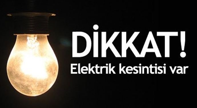 İstanbul'da 5 ilçede elektrik kesintisi