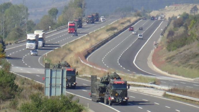 Sıfır noktasına tank sevkıyatı