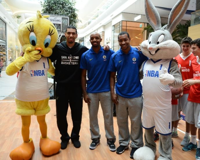 Danny Green, Fenerbahçe'lilerle buluştu Danny Green, Fenerbahçe'lilerle buluştu