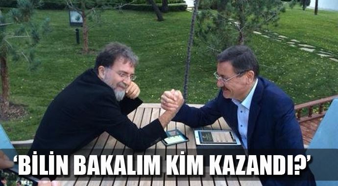 Melih Gökçek, Ahmet Hakan'la güreşti! Melih Gökçek, Ahmet Hakan'la güreşti!