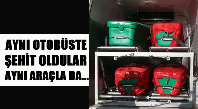 3 polis aynı otobüste şehit oldu, aynı araçla da...