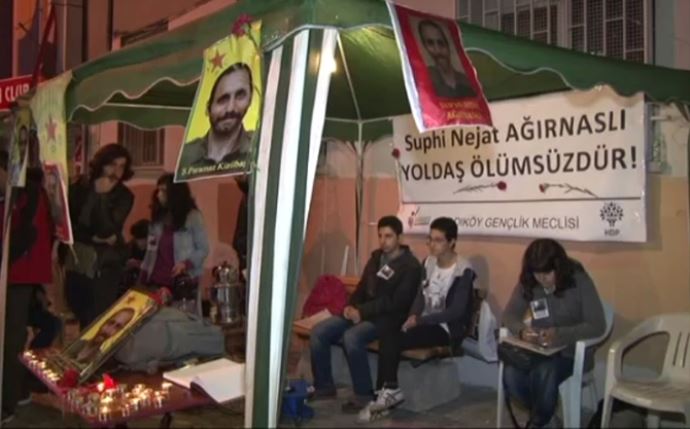 Kadıköy'de taziye çadırı Kadıköy'de taziye çadırı